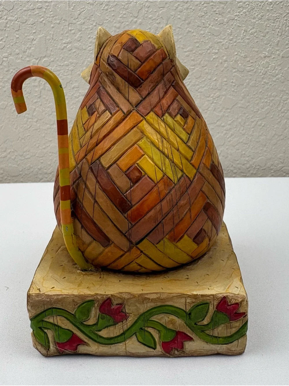 Jim Shore Heartwood Creek “Elijah” Cat Figurine.  Item #114422.
